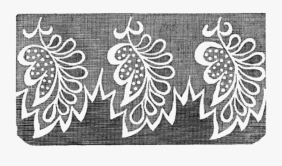 Lace Art Design Clipart - Motif, Transparent Clipart