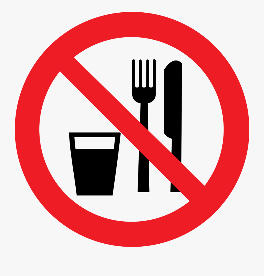 Fasting, Weight Loss And Muscle Maintenance Clipart - Eating Or Drinking Sign, Transparent Clipart