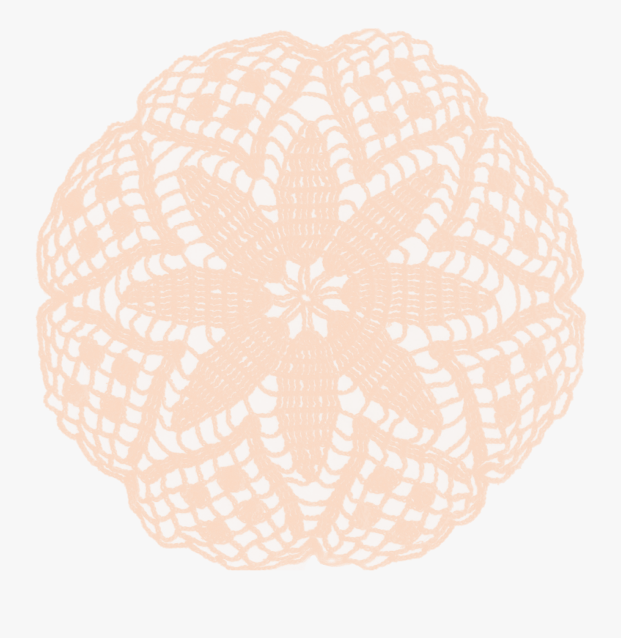 Lace Doily Vector On Doily Clipart - Crochet, Transparent Clipart