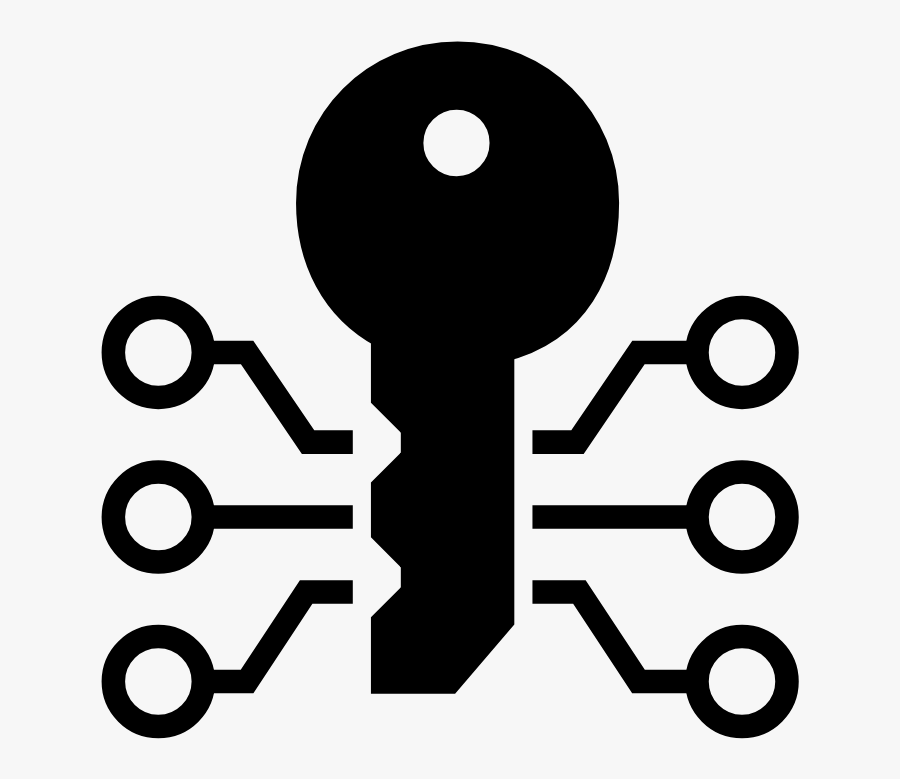 Smart Protect - Png Electronic Key Icon, Transparent Clipart