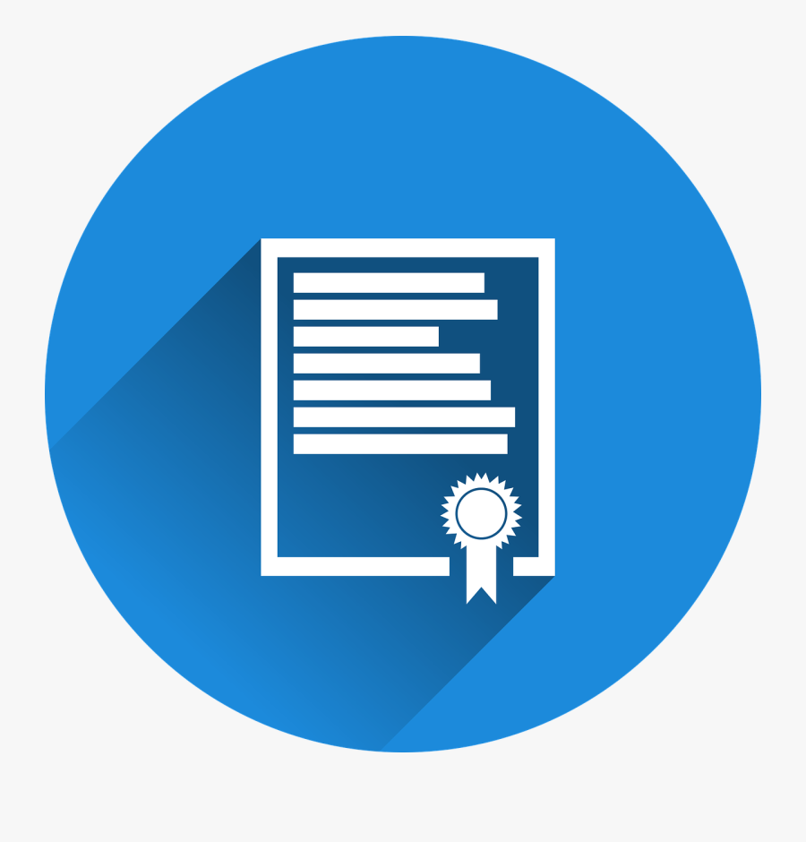 Hyperledger Ethereum Blockchain Contract Smart Free - Blue Keyboard Icon Circle, Transparent Clipart