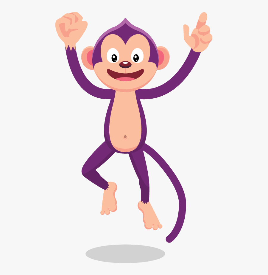 Monkey Jump Clipart , Png Download - Jump Like A Monkey, Transparent Clipart