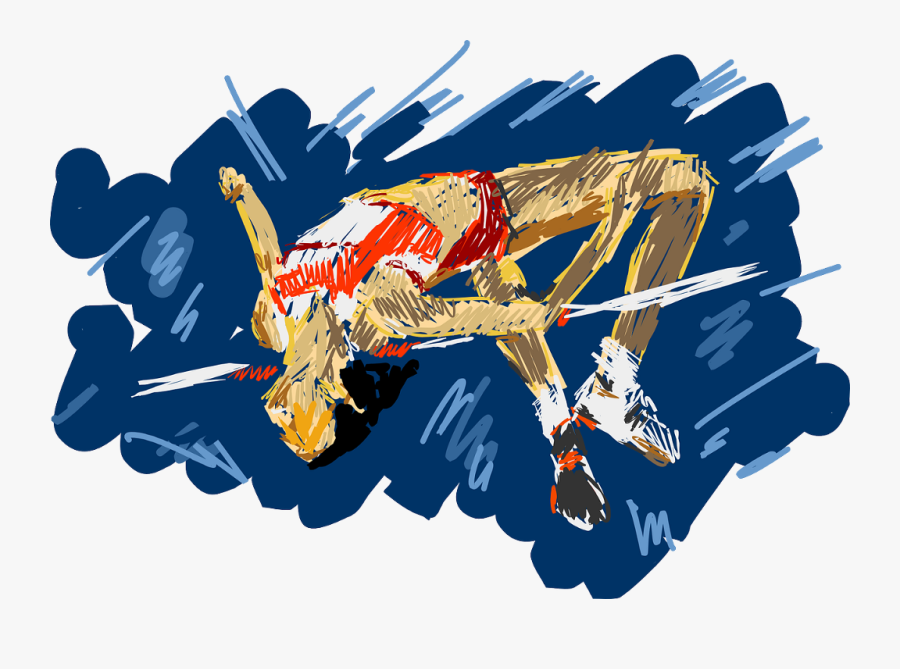 High Jump - Ofsaa Track And Field 2019, Transparent Clipart