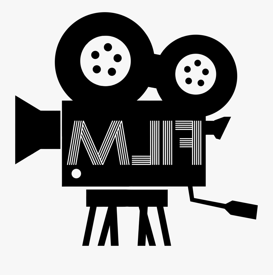 Old Film Camera Clipart - Movie Film Camera Cartoon, Transparent Clipart