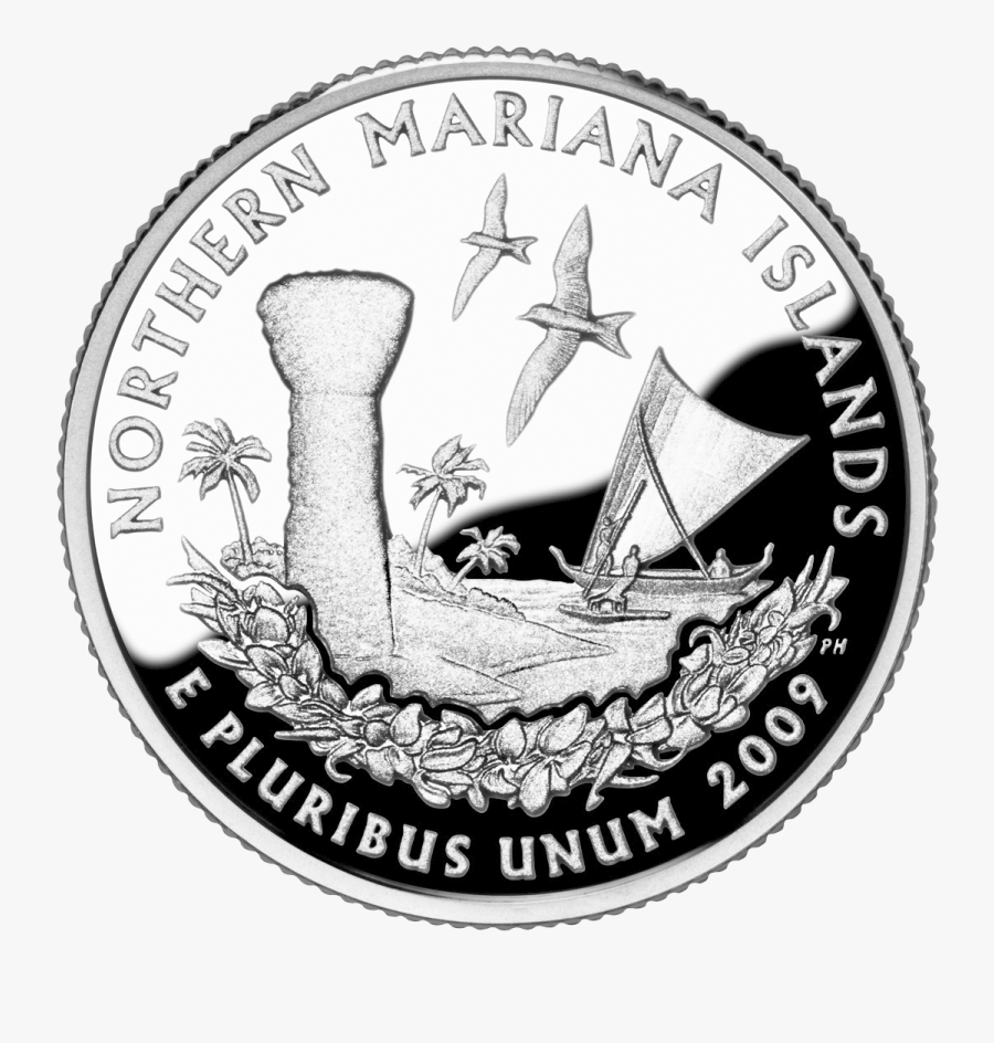 American Money Coins Clipart - Northern Mariana Island 2009, Transparent Clipart