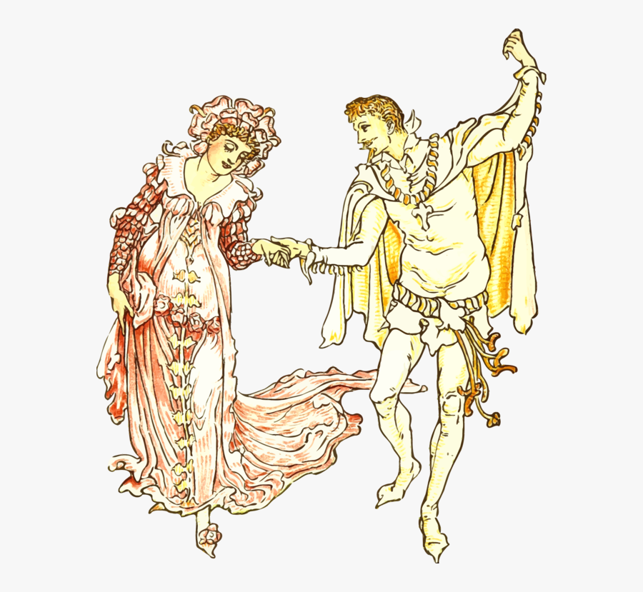 Standing,line Art,human Body - Public Domain Dancing Couple, Transparent Clipart