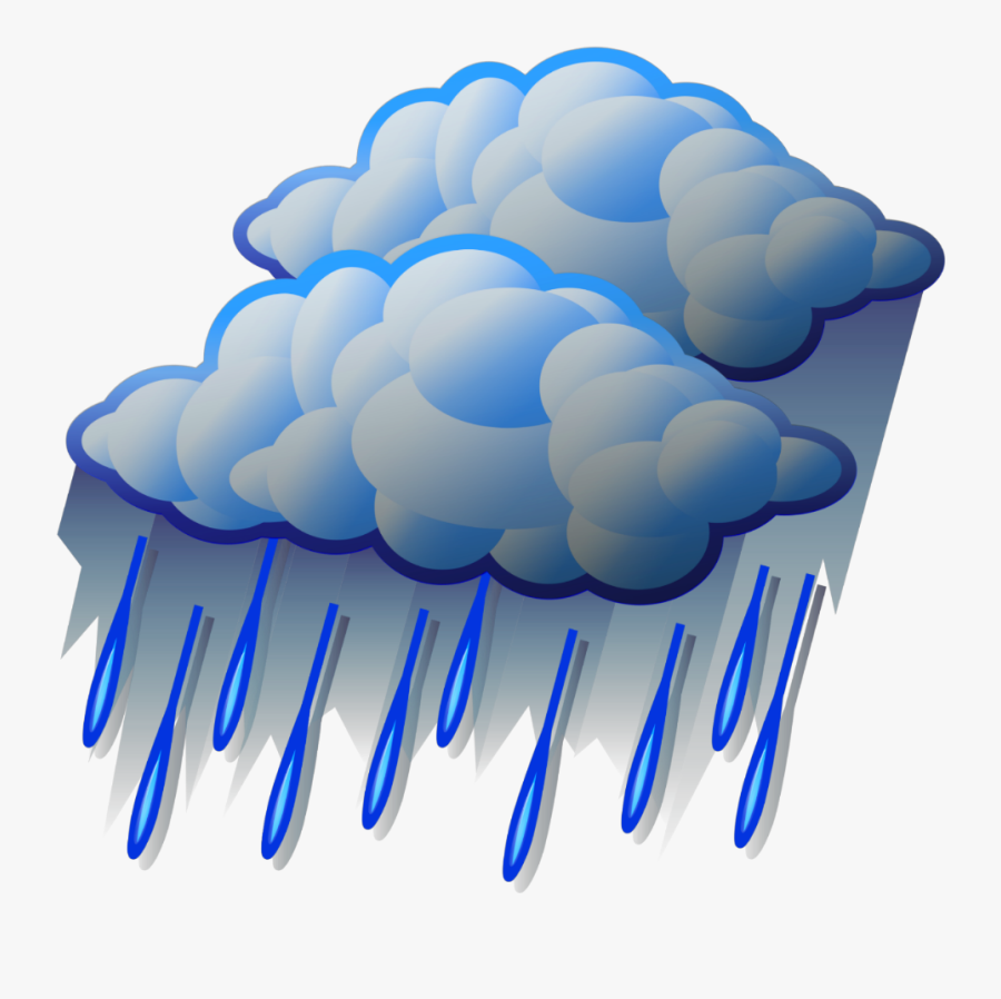 #ftestickers #clipart #cloud #rain #raindrops - Heavy Rain Clipart, Transparent Clipart