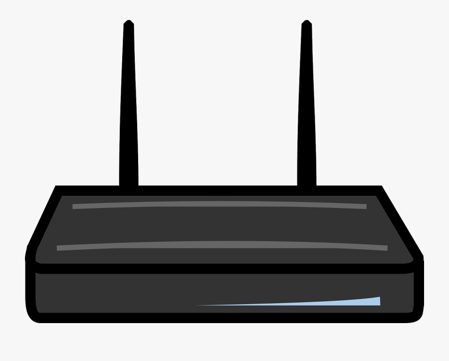 Wireless Video Camera Clipart, Vector Clip Art Online, - Cartoon Router, Transparent Clipart
