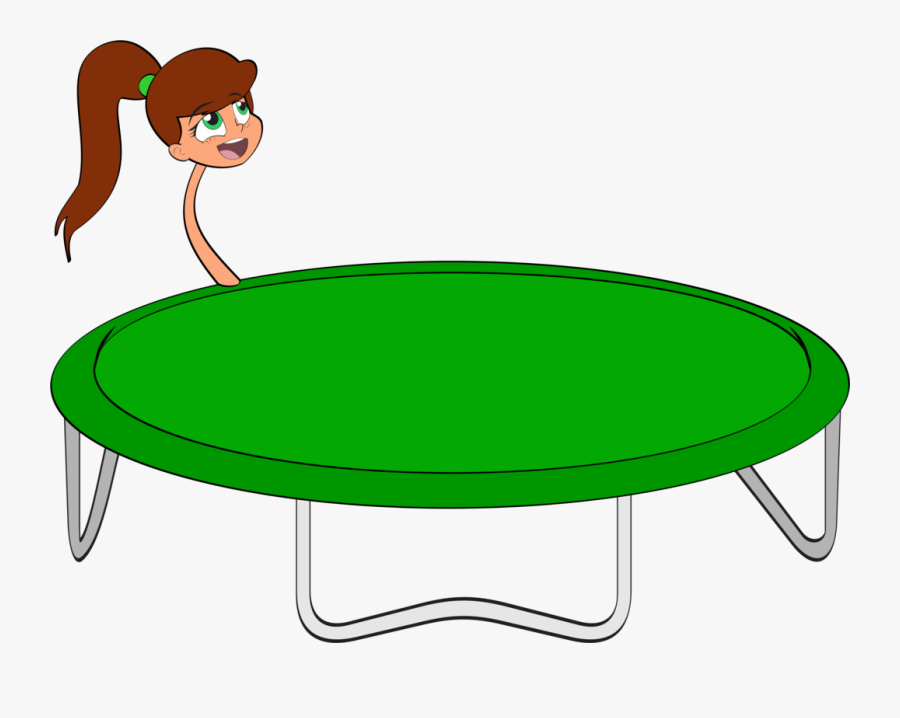 Transparent Trampoline Clipart - Transparent Jumping On Trampoline, Transparent Clipart