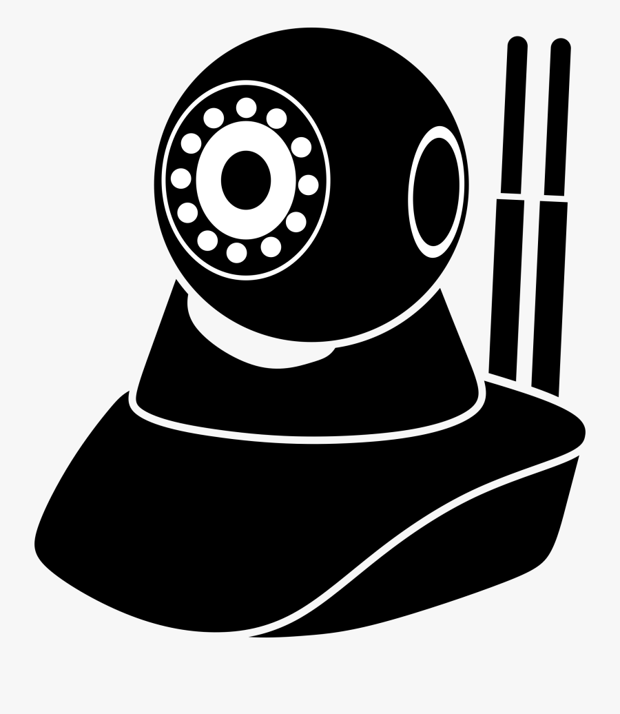 Clipart - Cctv Camera Clipart Png, Transparent Clipart