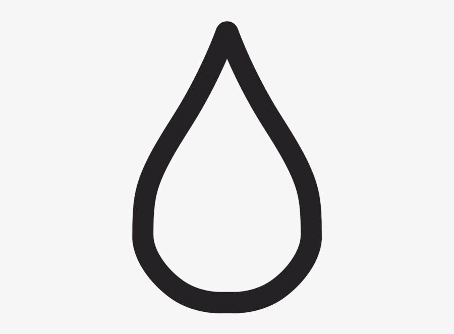 Water Drop Outline - Water Drop Outline Png, Transparent Clipart