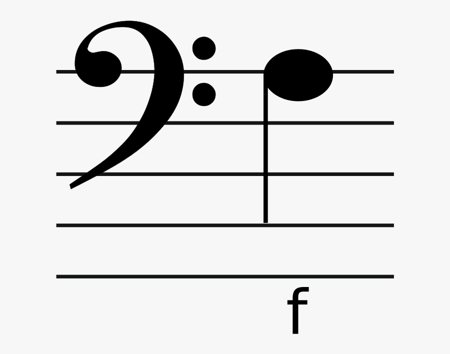 Picture Of Quarter Note Clipart , Png Download - Meaning Of Bass Clef, Transparent Clipart