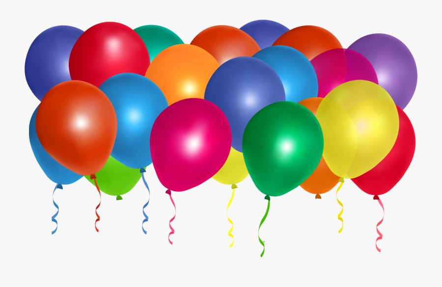 Balloons Bunch Png Clipart - Bunch Of Balloons Clipart, Transparent Clipart