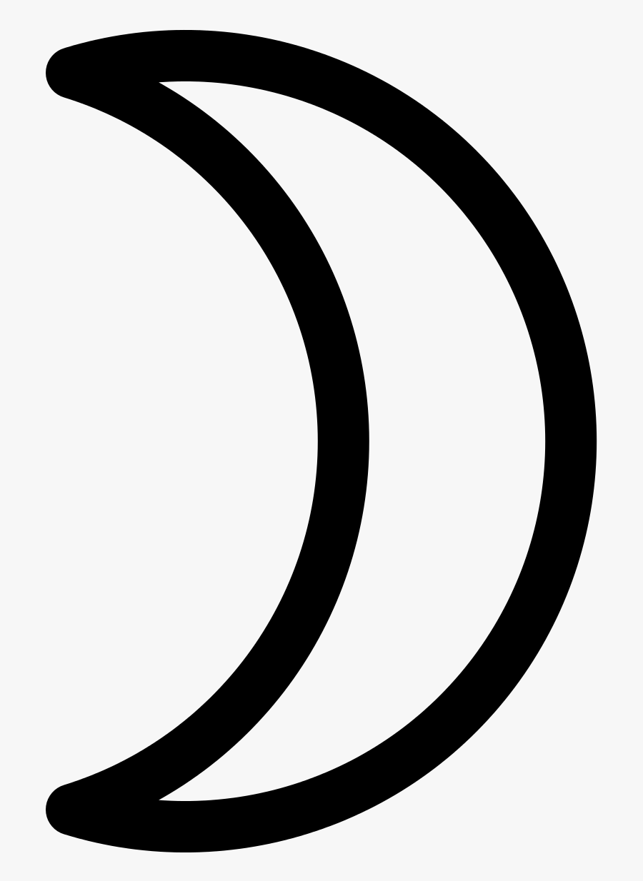 Moon Png Symbol - Moon Astrology Symbol, Transparent Clipart