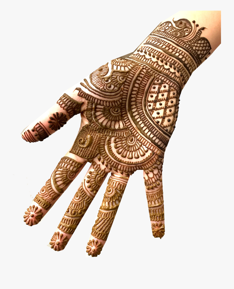 Body Art Henna India Traditional Mehndi Designs - Full Hand Mehndi Design 2019, Transparent Clipart