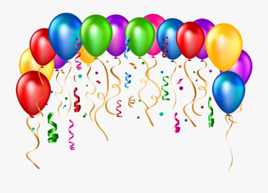 Transparent Baloon Clipart - Birthday Balloons Transparent Png, Transparent Clipart