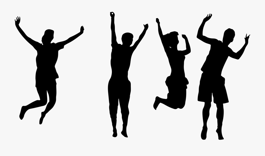 Jump Clipart Happy Man - Jumping For Joy Icon, Transparent Clipart