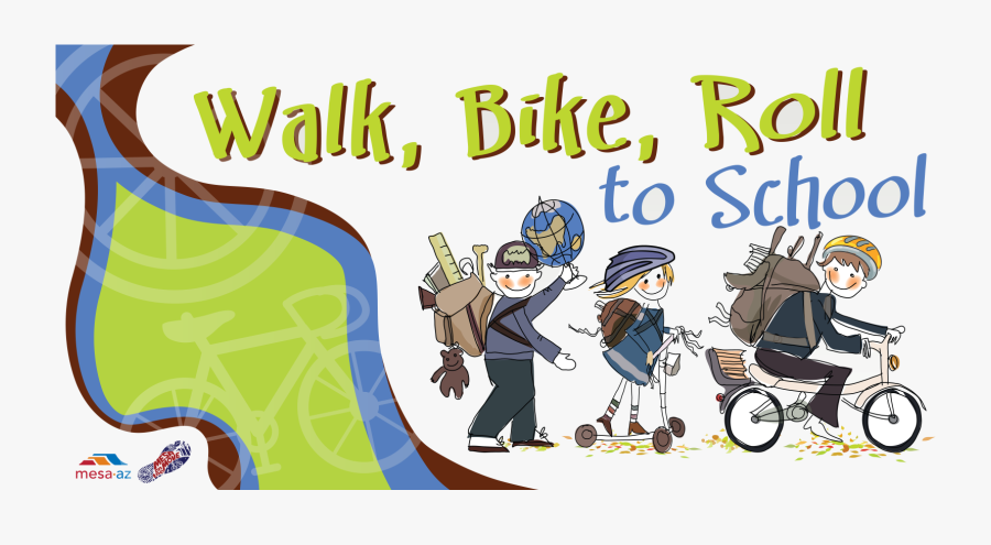 Walk To School Day - Clipart Walk To School Day, Transparent Clipart