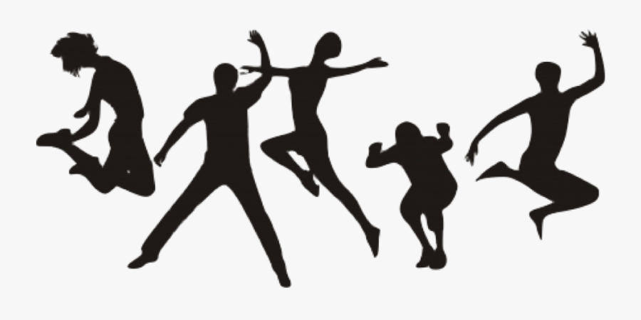 Clip Art Person Jumping Drawing - Semana De La Juventud, Transparent Clipart