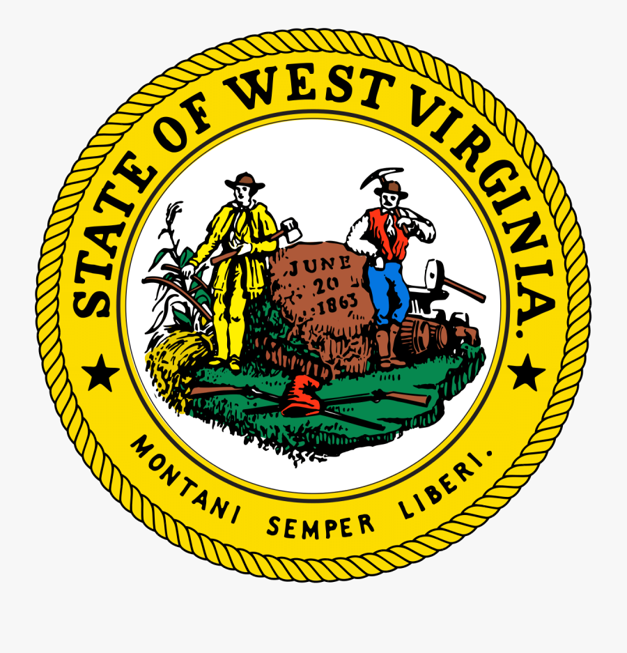 West - Virginia - Clipart - West Virginia State Emblem, Transparent Clipart