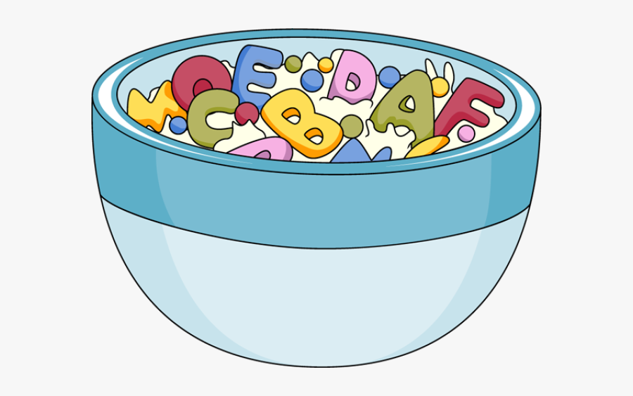 Pictures Flake Cereal In A Bo - Bowl Of Alphabet Cereal, Transparent Clipart