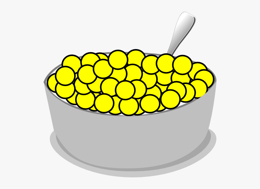 Cartoon Cereal Bowl Png, Transparent Clipart