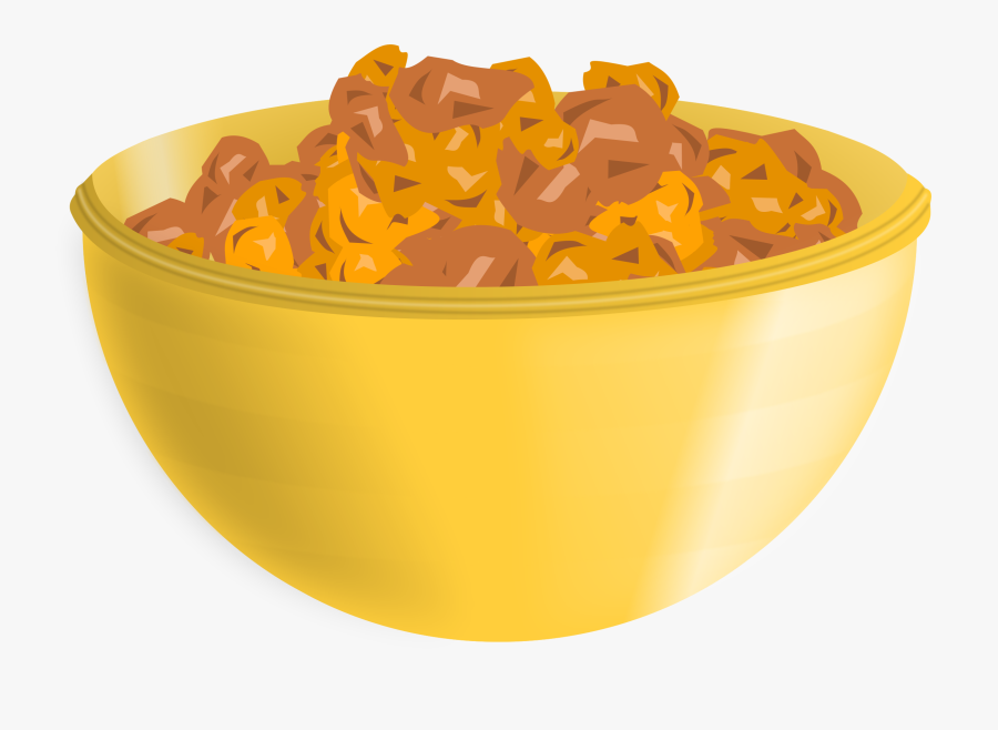 Cereal Clipart Big Bowl - Gold Bowl Of Cereal, Transparent Clipart