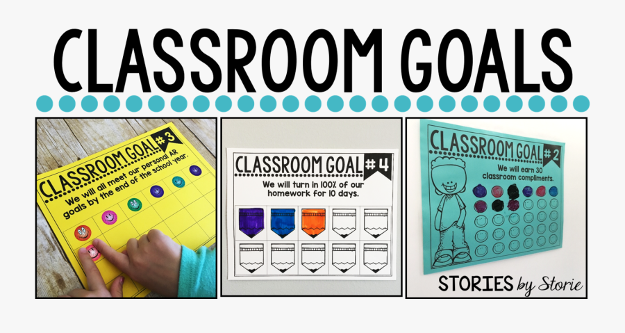 Classroom Goals, Transparent Clipart