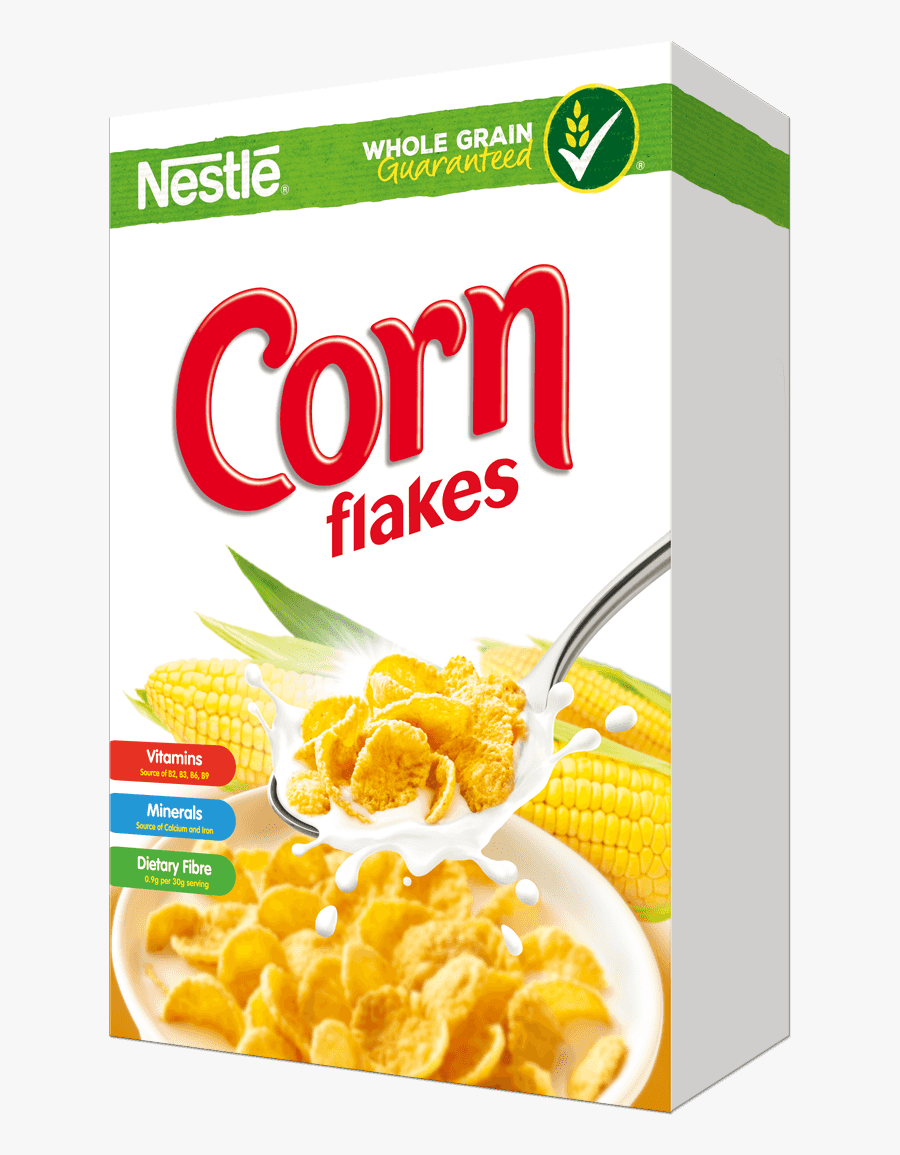 Nestle Corn Flakes Breakfast Cereal Clipart Freeuse - Cereal Corn Flakes Nestle, Transparent Clipart