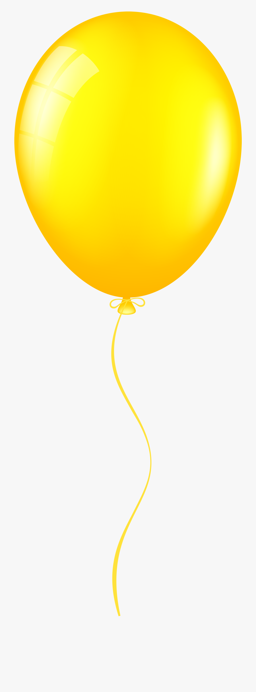 Yellow Balloon Png Clip Art , Free Transparent Clipart - ClipartKey