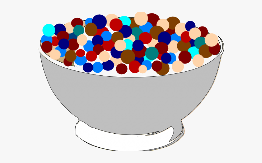 Cereal Bowl Clipart - Cartoon Bowl Of Cereal, Transparent Clipart
