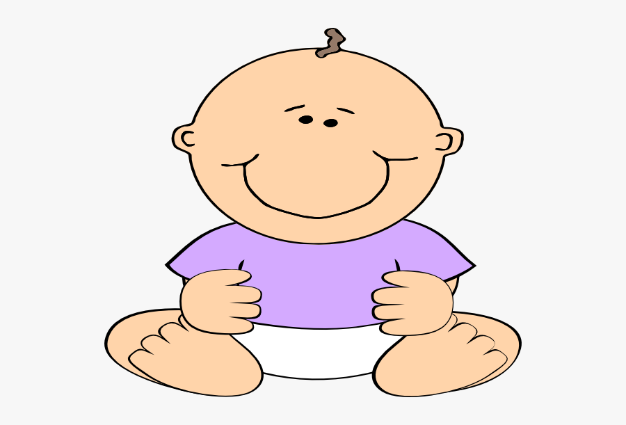 Baby Boy Purple, Transparent Clipart