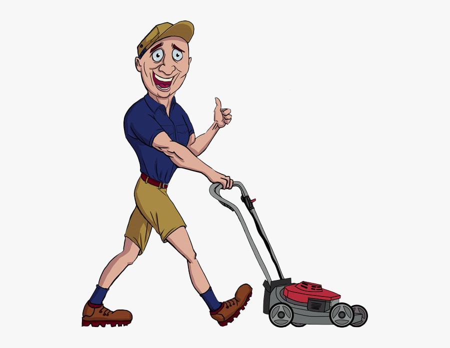 Transparent Lawn Mower Clipart Png - Animated Transparent Background Lawn Mower, Transparent Clipart