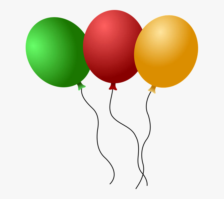Balloons Red Green - Balloons Clip Art, Transparent Clipart