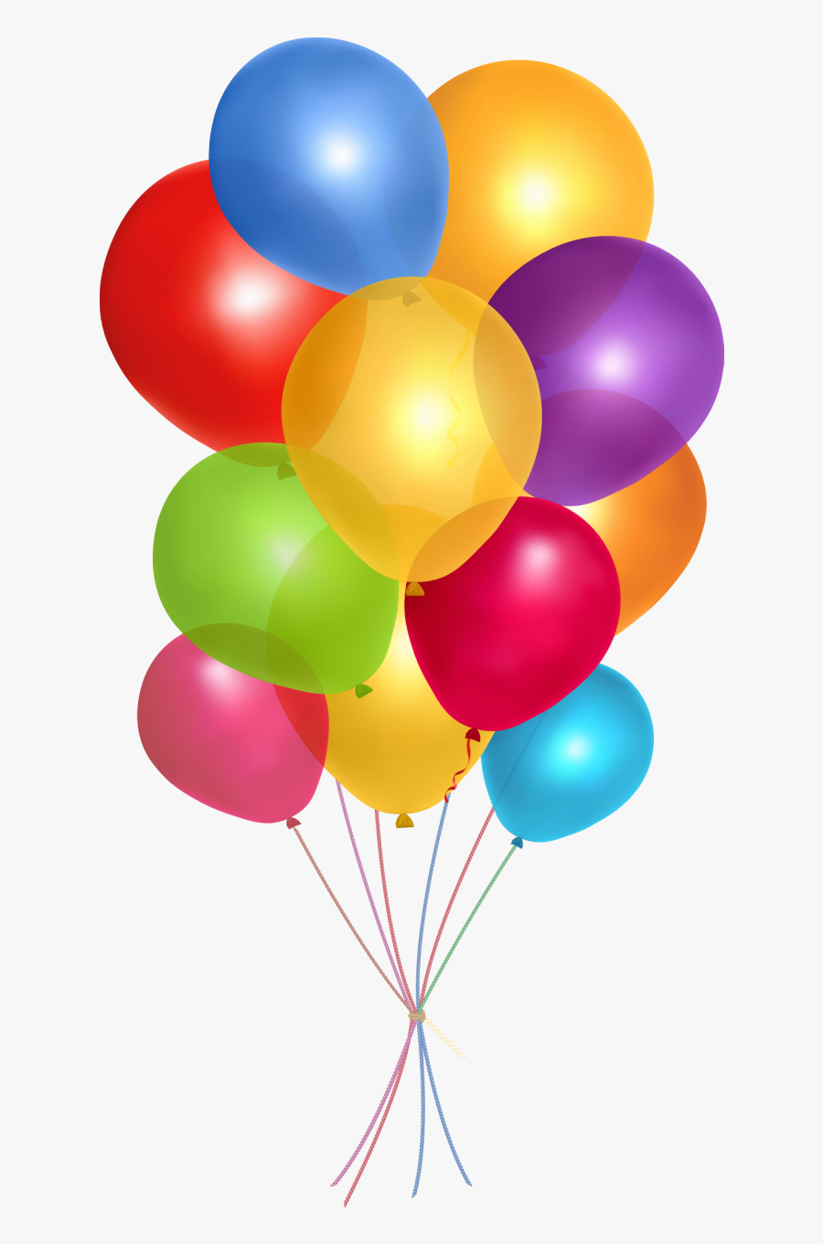 Balloon Clipart Bundle - Transparent Background Balloon Png , Free