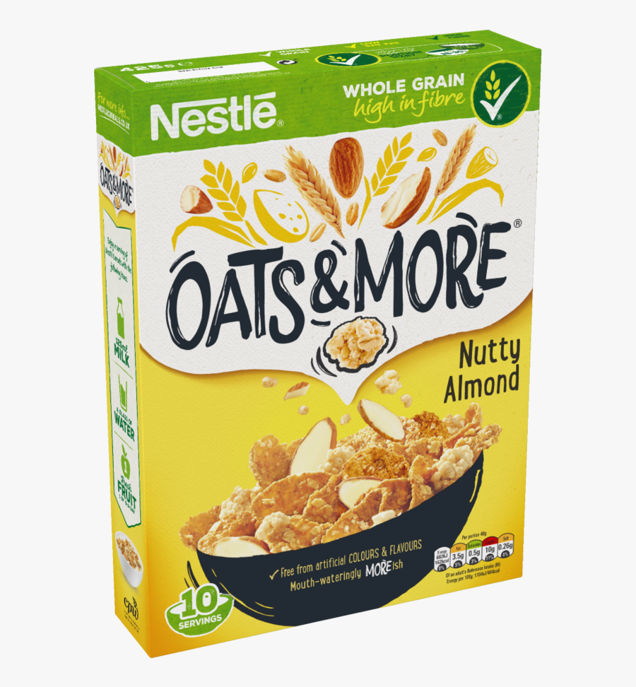 Transparent Almond Clipart - Oats And More Cereal, Transparent Clipart