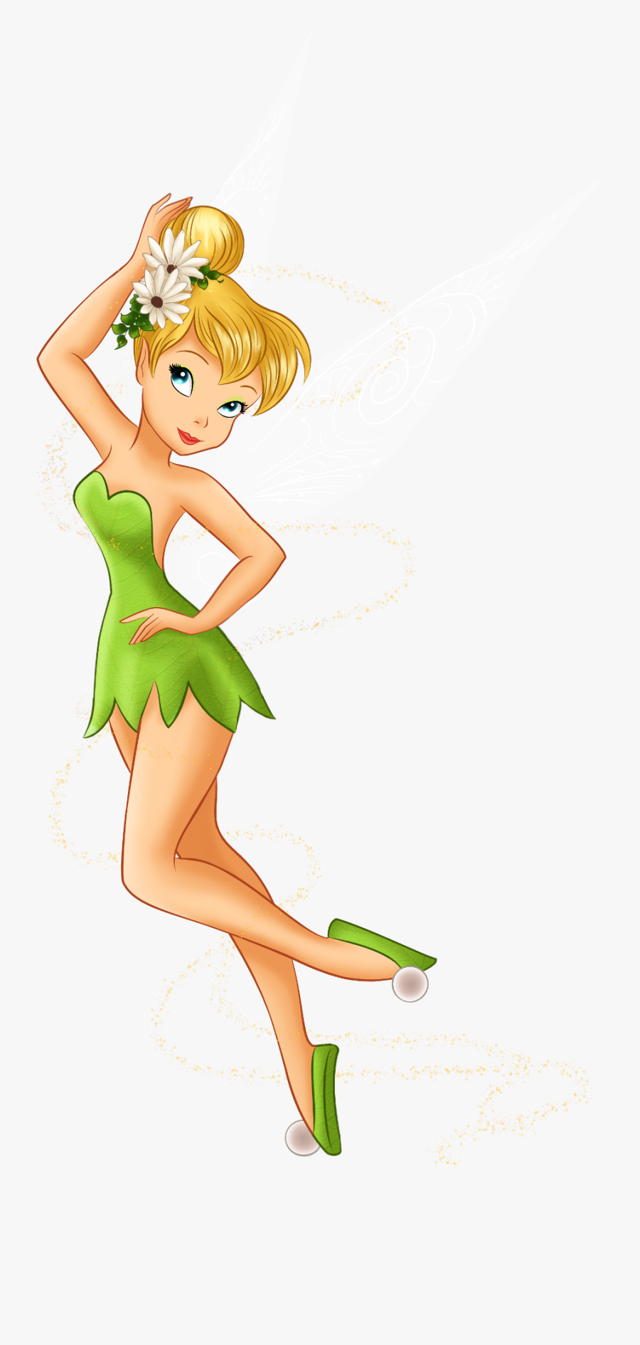 Pink Tinkerbell, Transparent Clipart