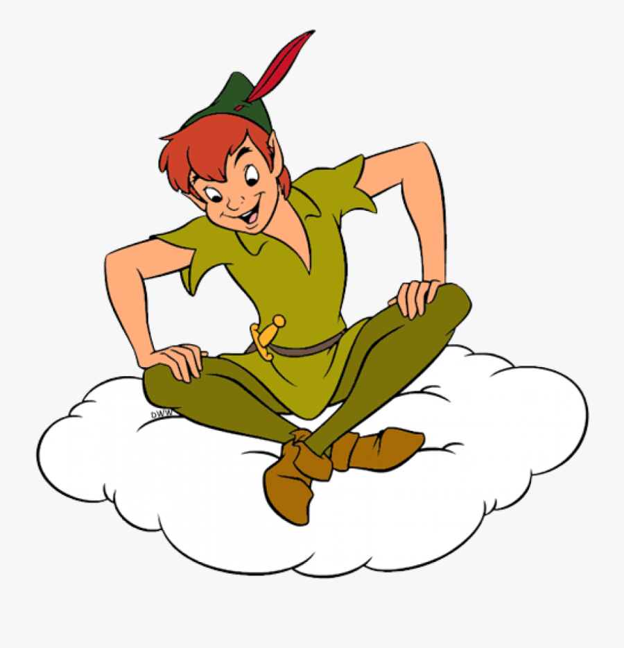 Tinkerbell Peter Pan Images Cliparts - Peter Pan Clip Art, Transparent Clipart