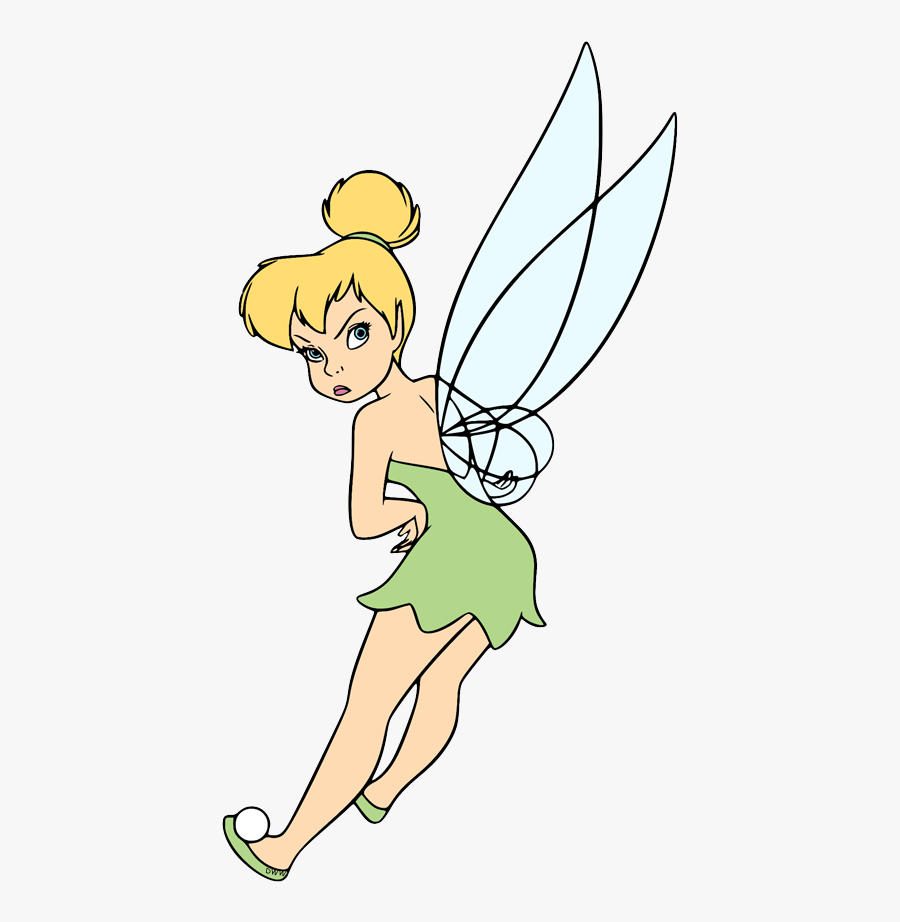 Tinkerbell Pouting, Transparent Clipart