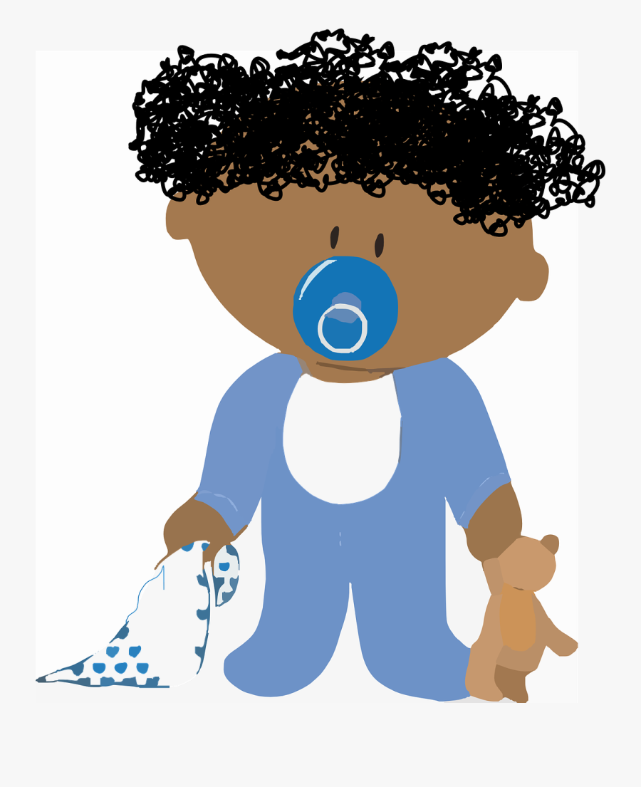 Baby Boy Cartoon Images 5, Buy Clip Art - African American Baby Boy Clipart, Transparent Clipart