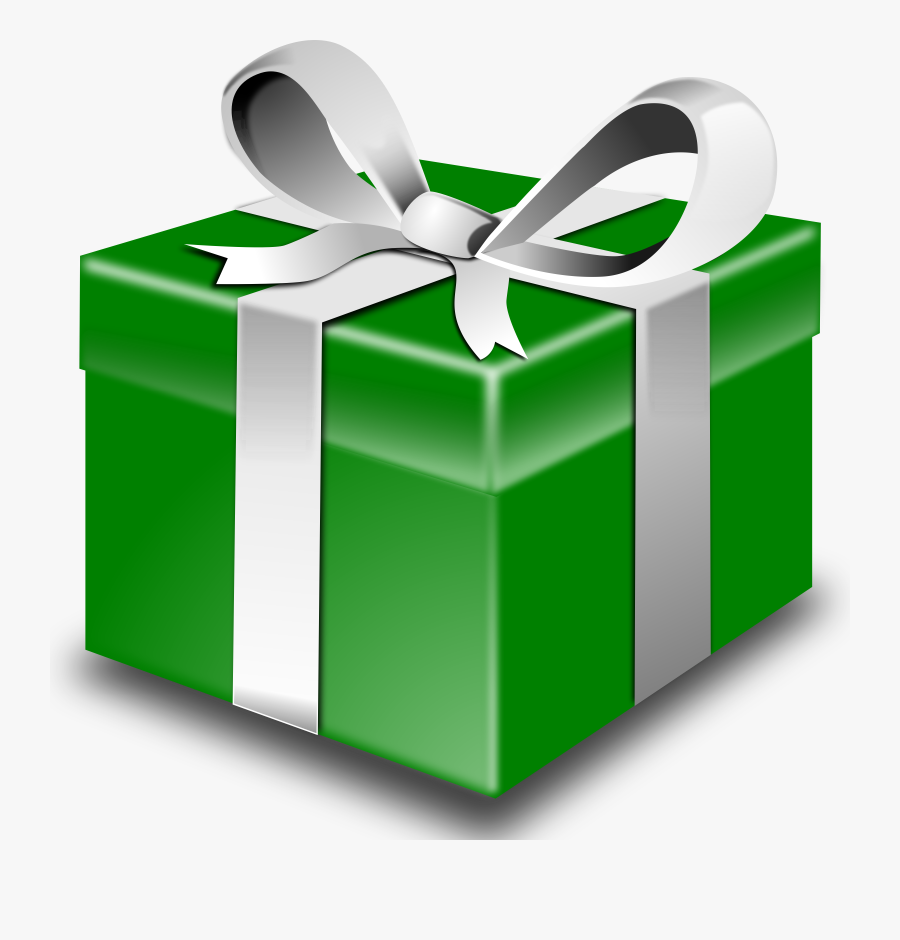 Gift,brand,green - Present Clipart, Transparent Clipart