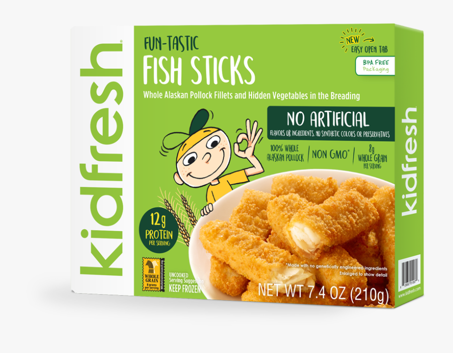 Fun-tastic Fish Sticks - Kids Fish Sticks, Transparent Clipart