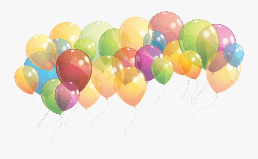 Birthday Party Balloons Clipart - Balloons No Background Png, Transparent Clipart
