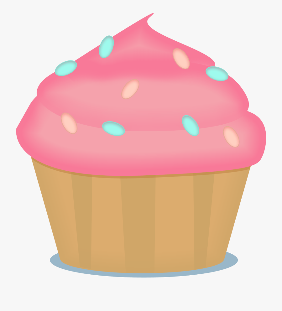 Small Cupcake Clipart - Transparent Background Cupcake Clipart, Transparent Clipart