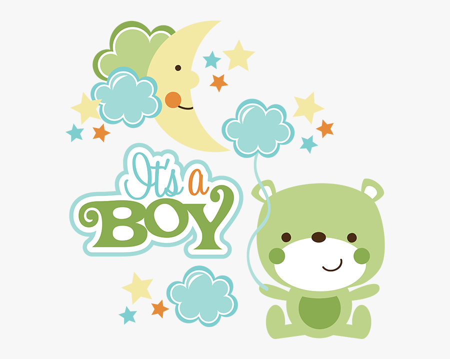 Clip Art Transparent Download It S Svg Scrapbook Collection - Its A Boy Scrapbook, Transparent Clipart