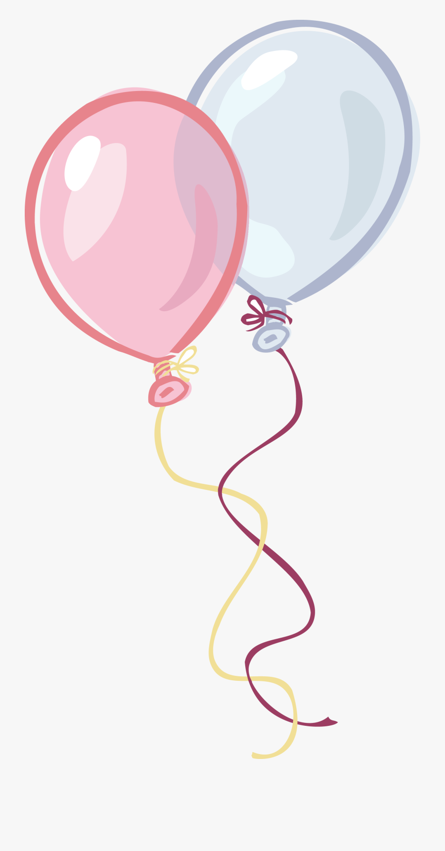 Transparent Birthday Balloons Clip Art - Birthday Balloon Pink Png, Transparent Clipart