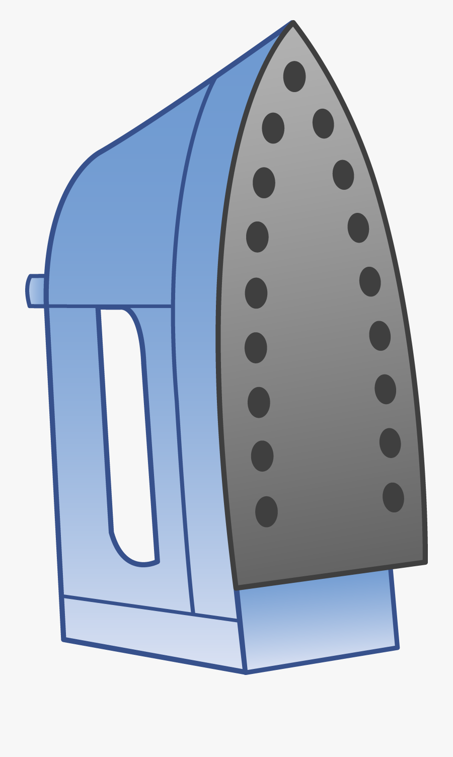 Blue Clothing Iron - Iron Clipart Png, Transparent Clipart