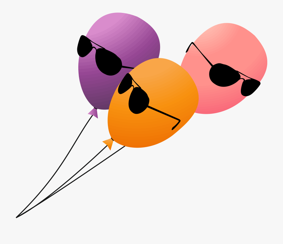 Birthday Balloons Cliparts - Fun Clip Art Png, Transparent Clipart