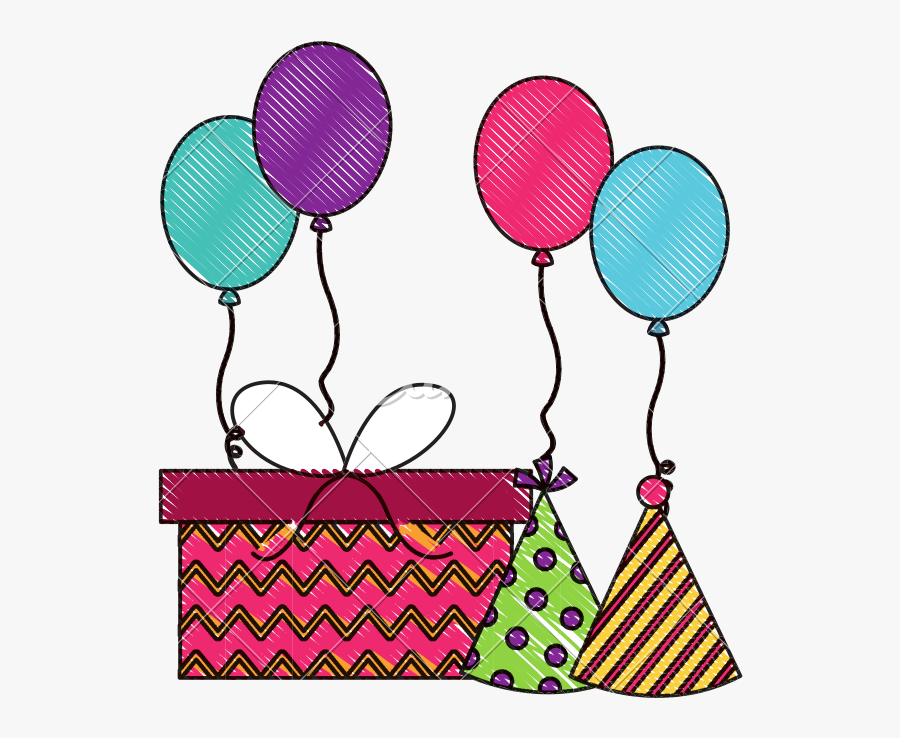 Transparent Birthday Balloons Clipart - Balloon, Transparent Clipart