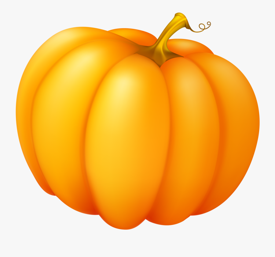 Transparent Pumpkin - Clip Art Single Vegetables, Transparent Clipart